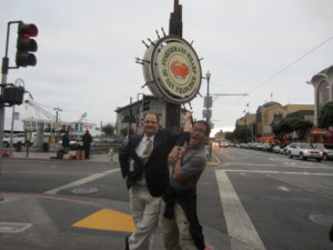 The famous Fisherman's Wharf with my AmeriCorps buddy Ezra, October 12th, 2012.  I visited to help celebrate his birthday and participate in his mini golf tournament.